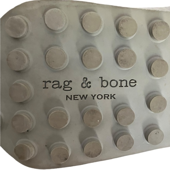 Rag And Bone Women’s Dylan Full Suede Off White Sneakers 39.5 / 9.5 US - Picture 12 of 13